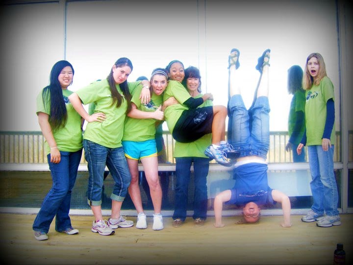 Mission trip with a group of girls