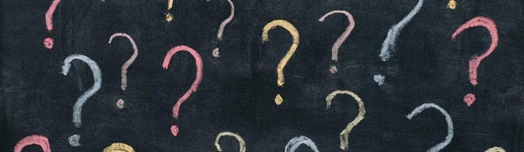 Question marks