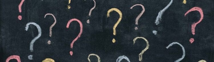 Question marks