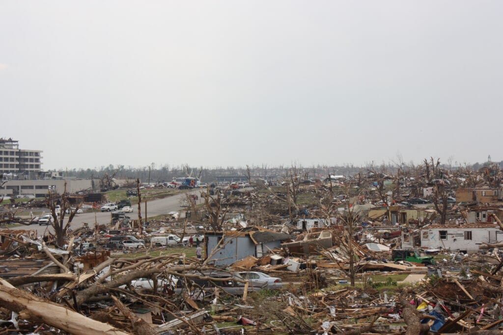 devastation from Joplin tornado