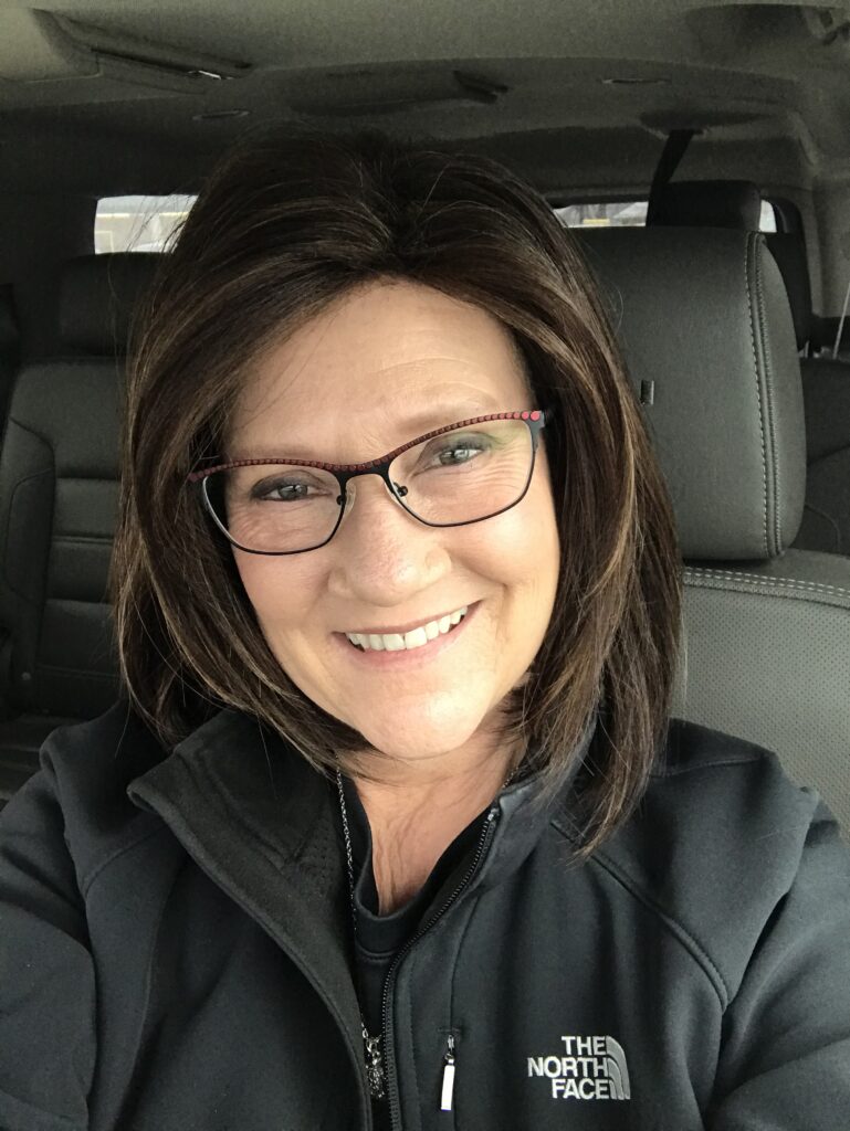woman smiling