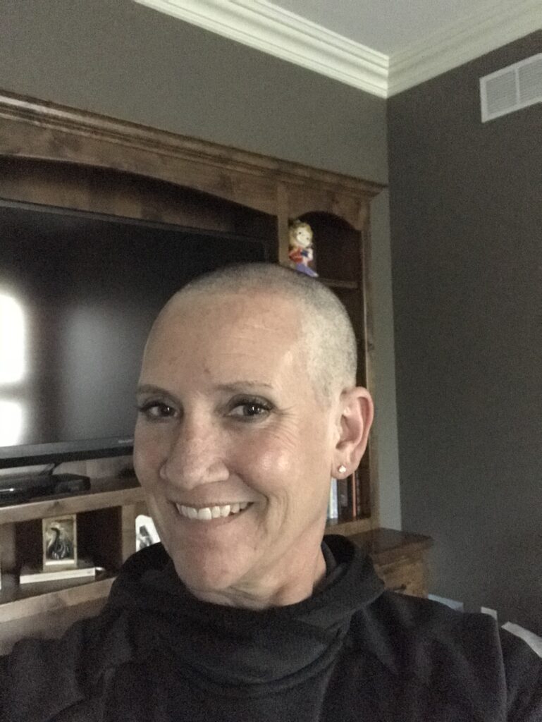 short hair after chemo