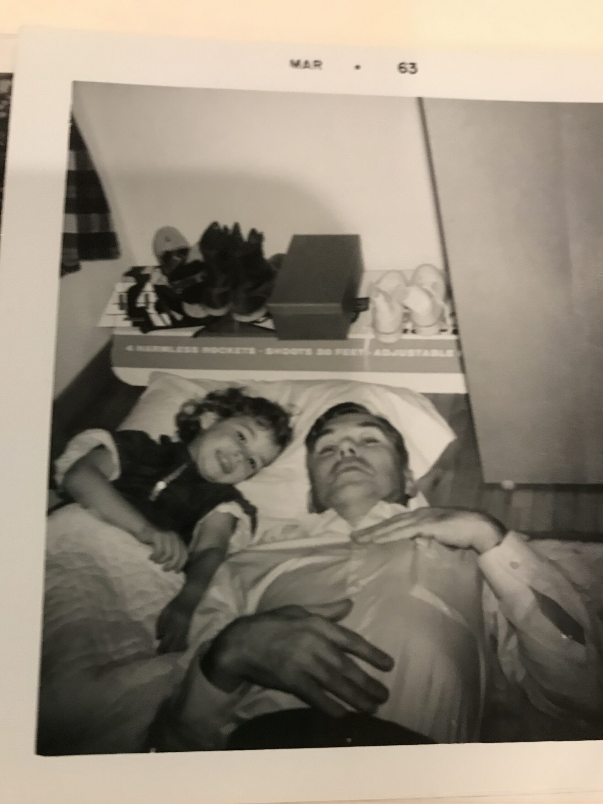 dad and I in the closet little girl and her father