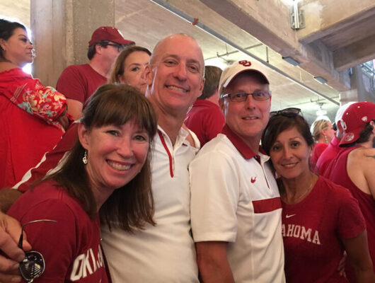 fans at OU game