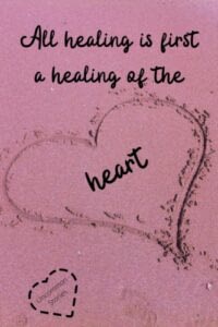 Pinterest pin about healing