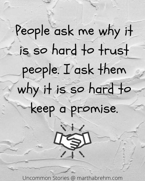 quote about keeping promises